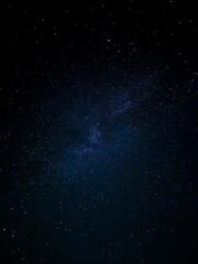 night view of the Milky Way 