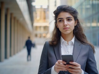 Fototapeta premium Modern Professional Woman in Business Attire