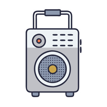 Portable Speaker clip art preview