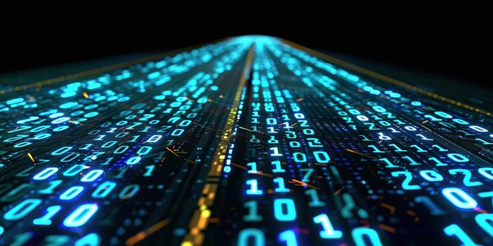Sreaming data, binary data moving on a digital road