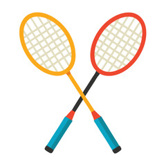 Badminton Racket vector illustration