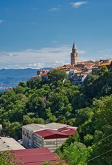 Obraz premium view of the old town tower