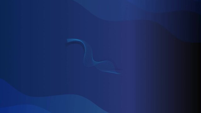 Neon Blue and Black Modern Futuristic