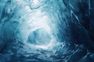 Cave ice glacier nature.