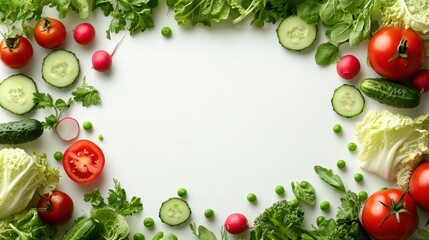 Symmetrical vegetable composition