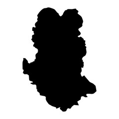 Sukhothai province map, administrative division of Thailand. Vector illustration.