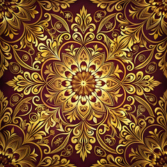 ornamental background design background with gold