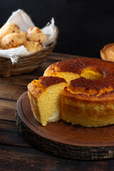 homemade cornmeal cake
