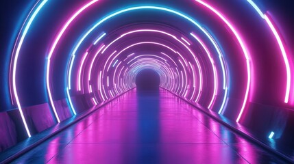 Neon Tunnel