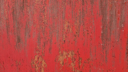 Peeling paint on an old wall. Grunge background for design.Selective focus