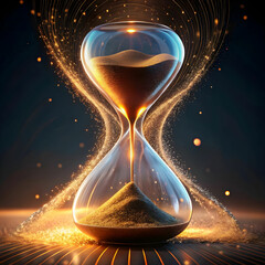 flowing sands of time a digital rendering of an ho