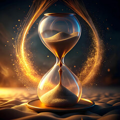 flowing sands of time a digital rendering of an ho