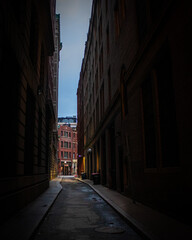 Fototapeta premium Ruelle à Boston