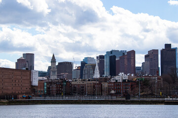 Naklejka premium Skyline de Boston