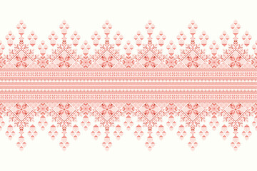 Floral knitted pattern vector illustration,floral lace pattern.	