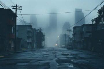 Cityscape street architecture outdoors.