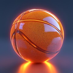 Glowing Basketball