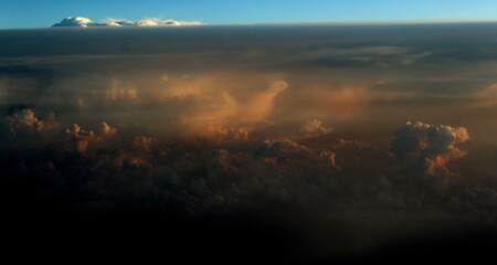 time lapse clouds over the river
