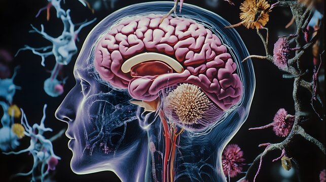 97. "Detailed view of the human pineal gland and its role in melatonin production