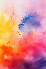Fototapeta premium Abstract watercolor painting spot