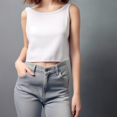 Blouse jeans pants adult.