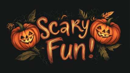 Scary Fun Halloween Jack-o'-Lanterns Art
