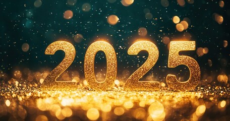 2025 New Year Card Design. New Year&rsquo;s greeting cards, web banners, social media headers, professional holiday projects