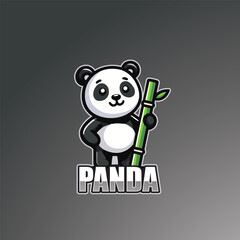mascot logo of panda
