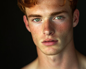 Fototapeta premium close up portrait of a man