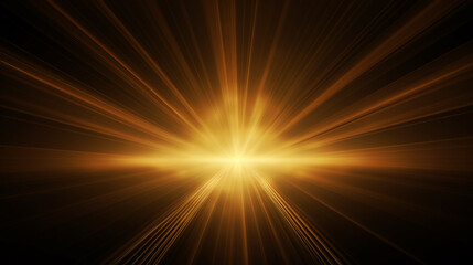  golden light radiating outward from a center point