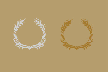 Damask graphic ornament vector, wedding card design element, card design ,printed design