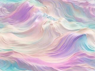Abstract mother-of-pearl background in the form of waves in pastel delicate colors