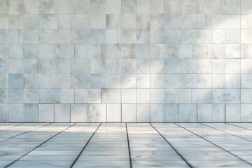 Fototapeta premium Tile wall architecture backgrounds.