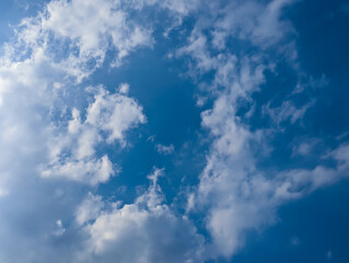 blue sky with clouds