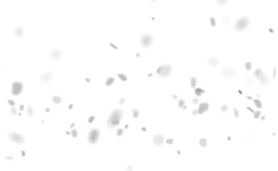 chunks of snow falling, transparent background