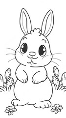 bunny coloring book 