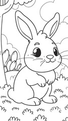 bunny coloring book 