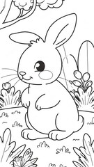 bunny coloring book 