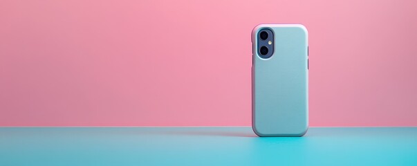 Custom Design Personalized Smartphone Case - Ideal Tech Gift with Copy Space, 3D Illustration