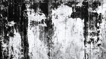 Abstract grunge black and white distressed texture background