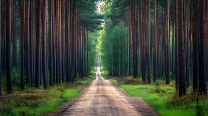 Exploring the Peaceful Forest Trail