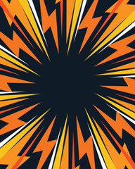 Abstract radial lines rays background