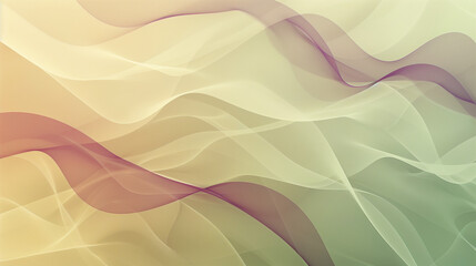 Soft pastel waves in abstract flowing patterns with warm yellow tones.