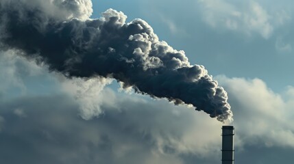 Smoke produced during the combustion of fossil fuels contributes to global air pollution and climate change