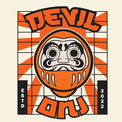 Premium Vector | Japanese festival cultural daruma	
