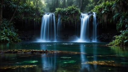 Obraz premium waterfall in the park