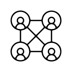 picto equipe team travail business noir