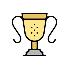 picto icones premier coupe trophee champion podium premiere place medaille honneur recompense vainqueur prix classement or couleur