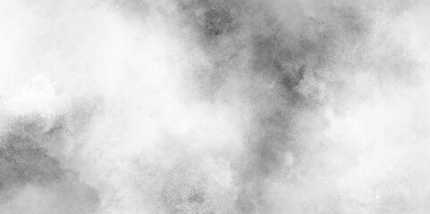 abstract Monochrome smeared gray aquarelle painted paper textured canvas for design. Black grey Sky with white cloud, white fog design with smoke texture overlays.
