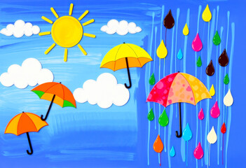 Fototapeta premium Whimsical Weather